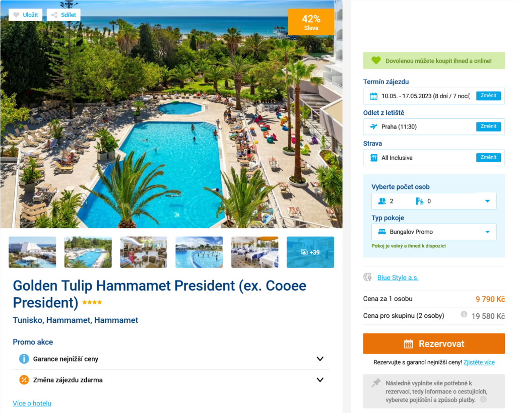 obrazek 5 - Levná dovolená v Tunisku za 9790 Kč: 8 dní all-inclusive ve 4* hotelu s bohatým sportovním a zábavním programem!